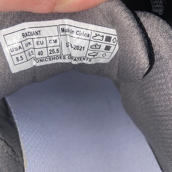 Vionic Brisk Radiant Black and Gray Size 8.5 - Picture 10 of 13